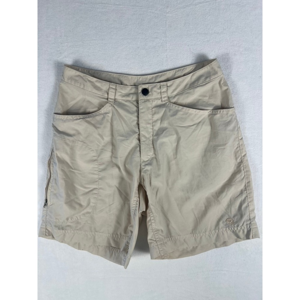 Mountain Hardwear Hiking Shorts Wm 6 Tan Lightweight Outdoor Cargo Gorpcore Camp